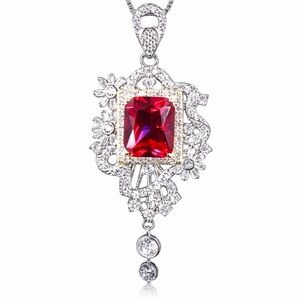 The Vony Swarovski Crystal 925 Silver Pendant Necklace